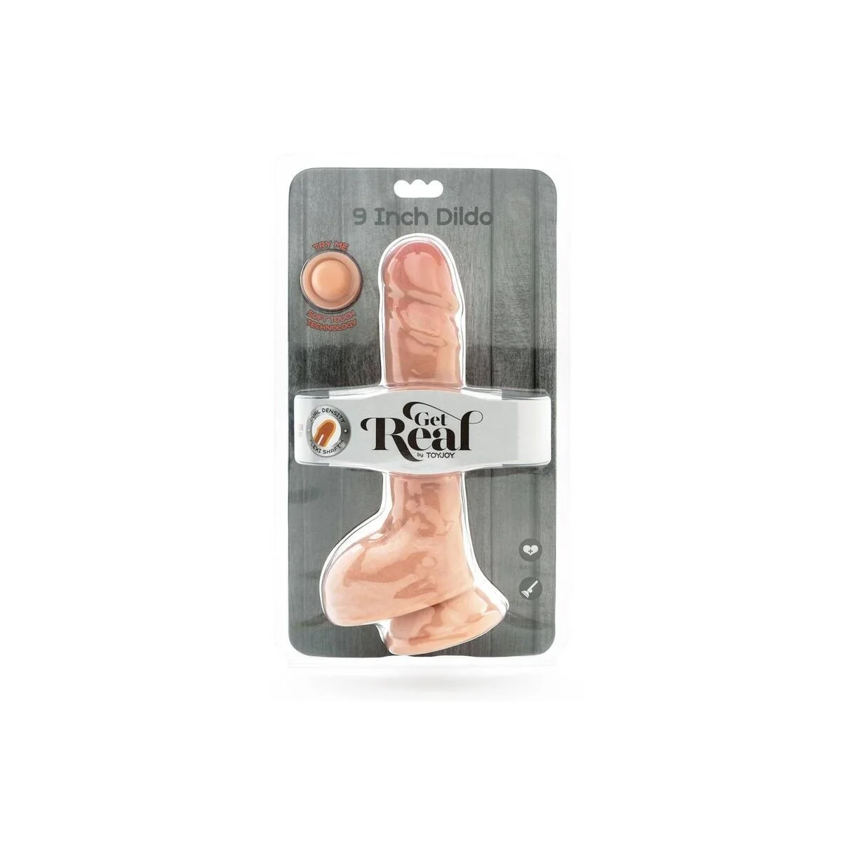 Dual Density Dildo 25,5 cm Holen Beige von Get Real kaufen | Fesselliebe