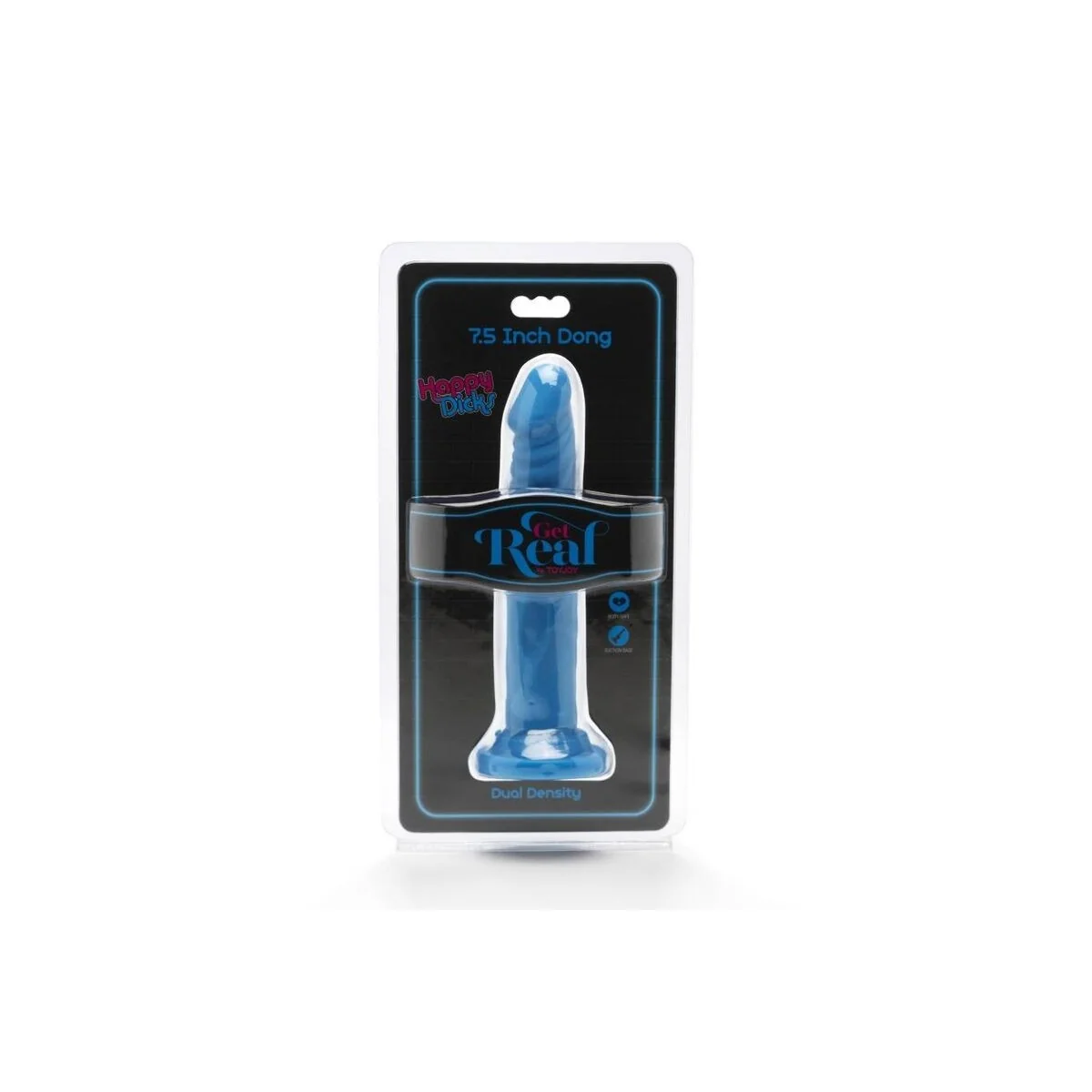 Happy Dicks Dong 19 cm Blau von Get Real kaufen | Fesselliebe