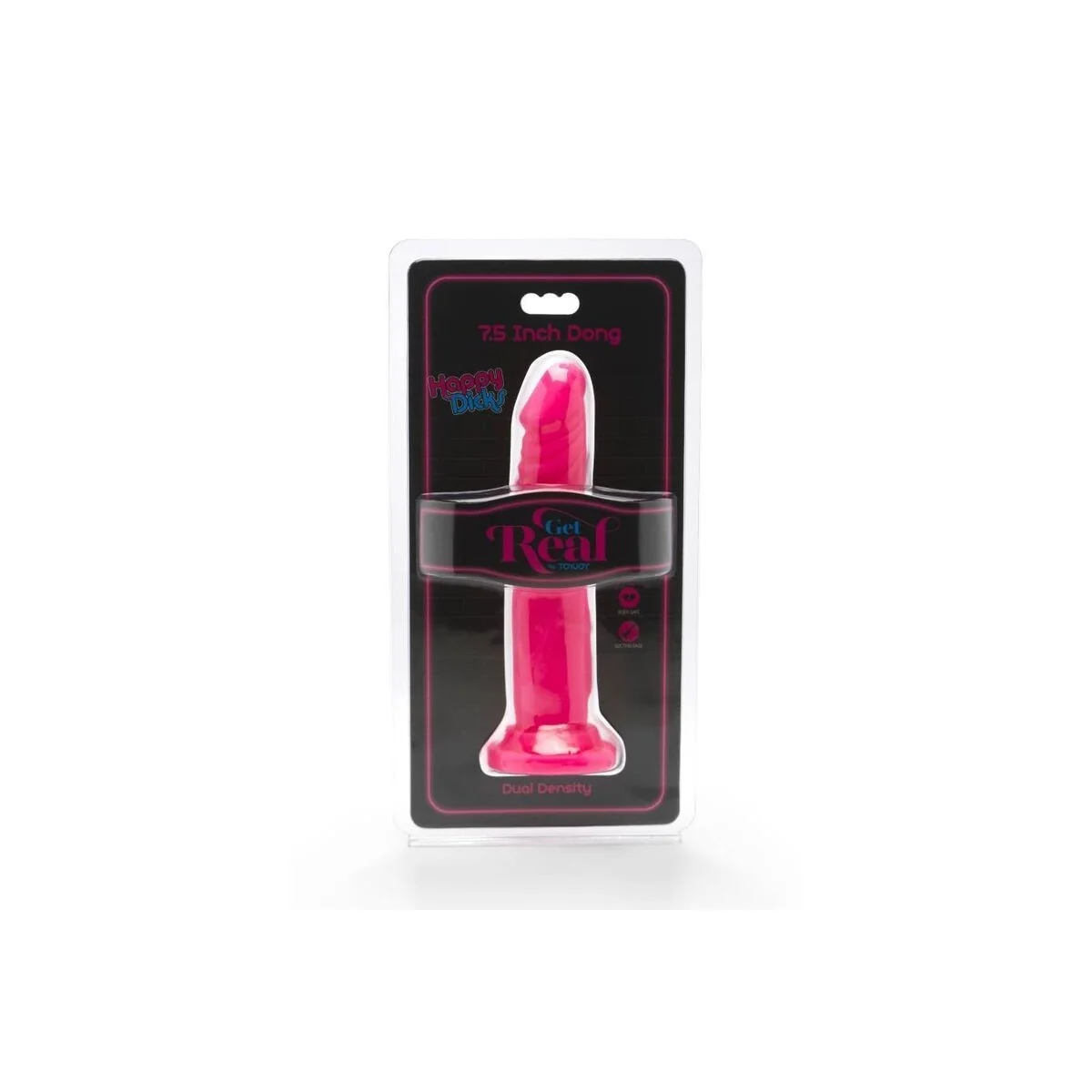 Happy Dicks Dong 19 cm Rosa von Get Real kaufen | Fesselliebe