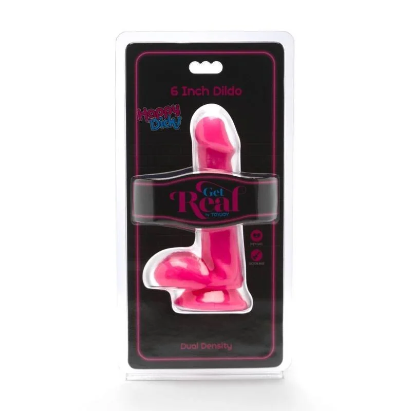 Happy Dicks Dildo 12 cm Bälle Rosa von Get Real kaufen | Fesselliebe 2