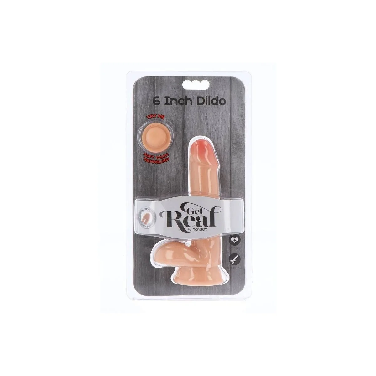 Dual Density Dildo 17 cm Eierhaut von Get Real kaufen | Fesselliebe