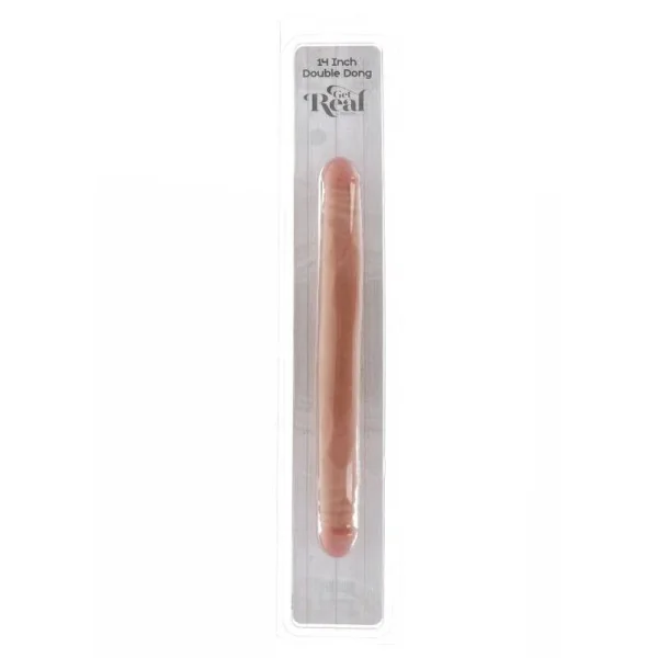 Doppel Dong 35 cm Beige von Get Real kaufen | Fesselliebe