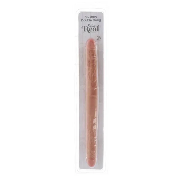 Doppel Dong 40 cm Beige von Get Real kaufen | Fesselliebe