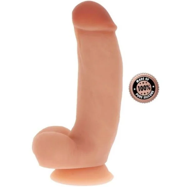 Silikondildo 18 cm mit Hoden Beige von Get Real kaufen | Fesselliebe