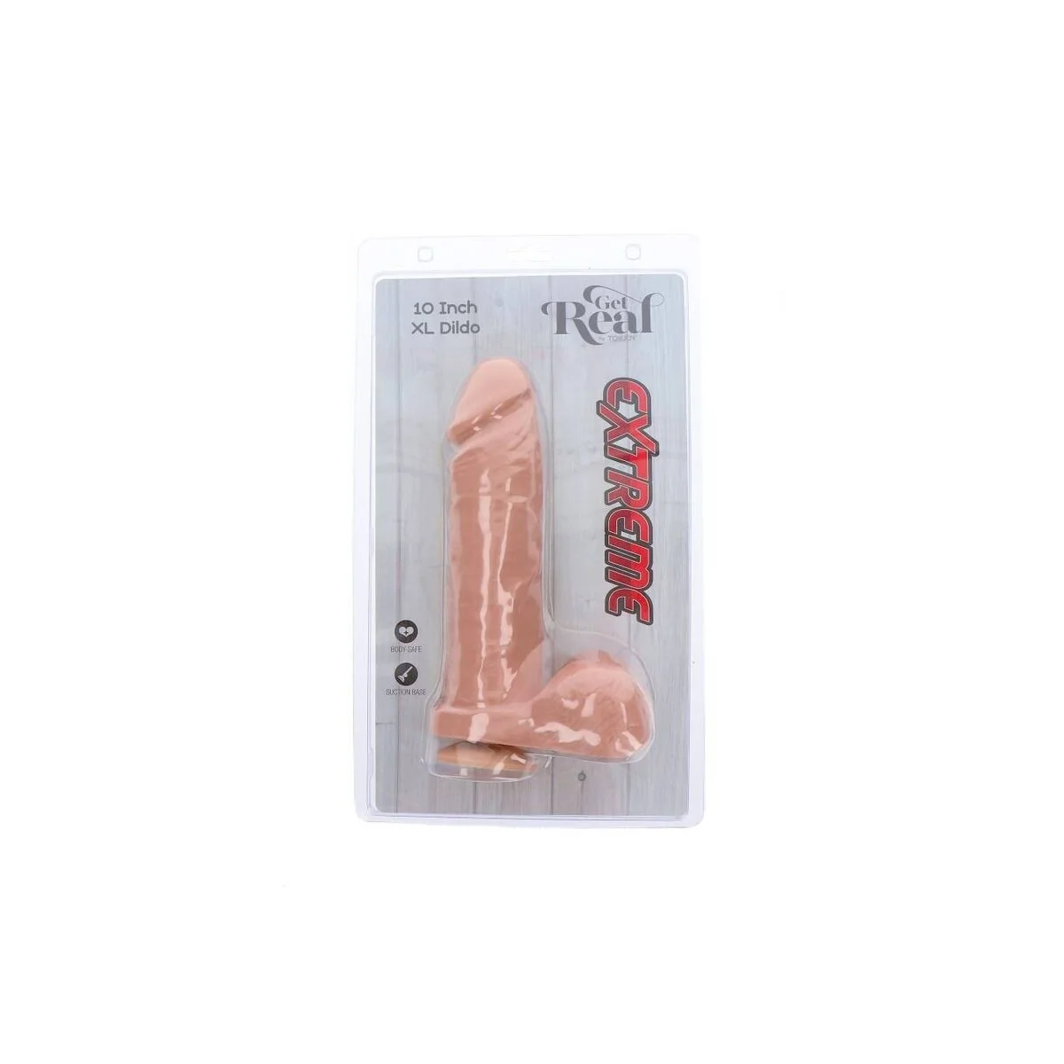 Extremer XL-Dildo 25,5 cm Beige von Get Real kaufen | Fesselliebe