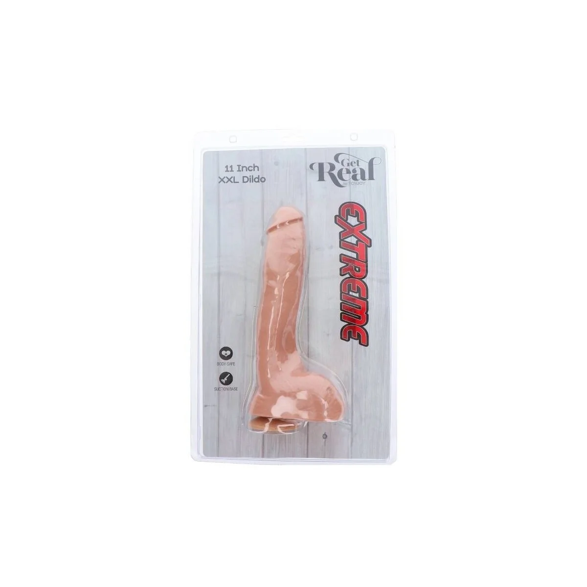 Extremer Xxl-Dildo 28 cm Beige von Get Real kaufen | Fesselliebe