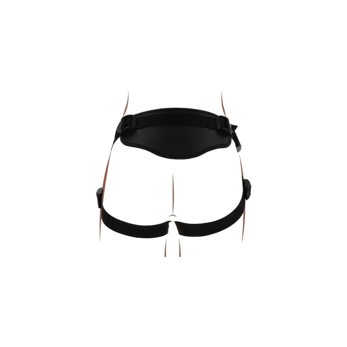 Strap-On-Deluxe-Gurt Schwarz von Get Real kaufen | Fesselliebe