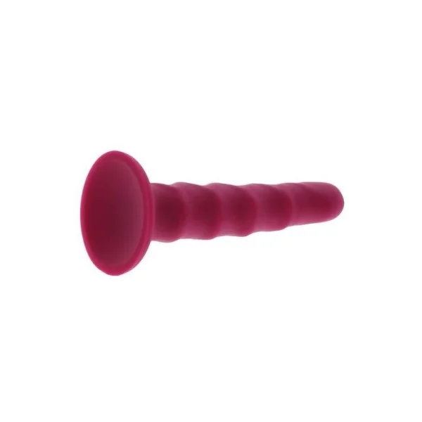 Ribbed Dong 12 cm Rot von Get Real kaufen | Fesselliebe
