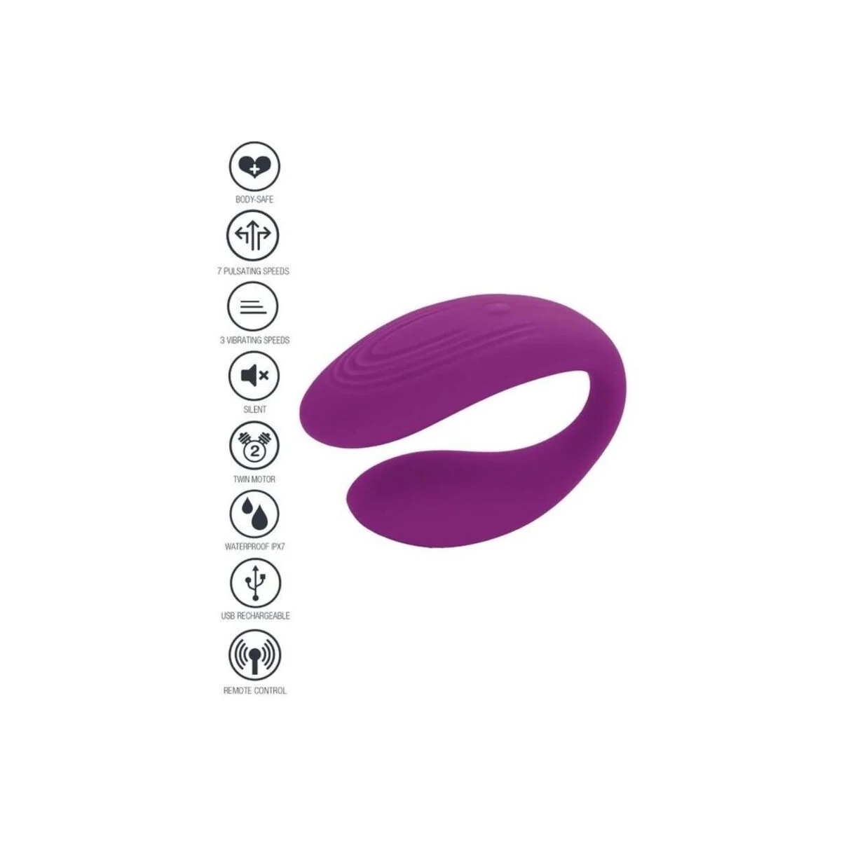 Gebundener Vibrator für Liebespaare, Lila von Xocoon kaufen | Fesselliebe