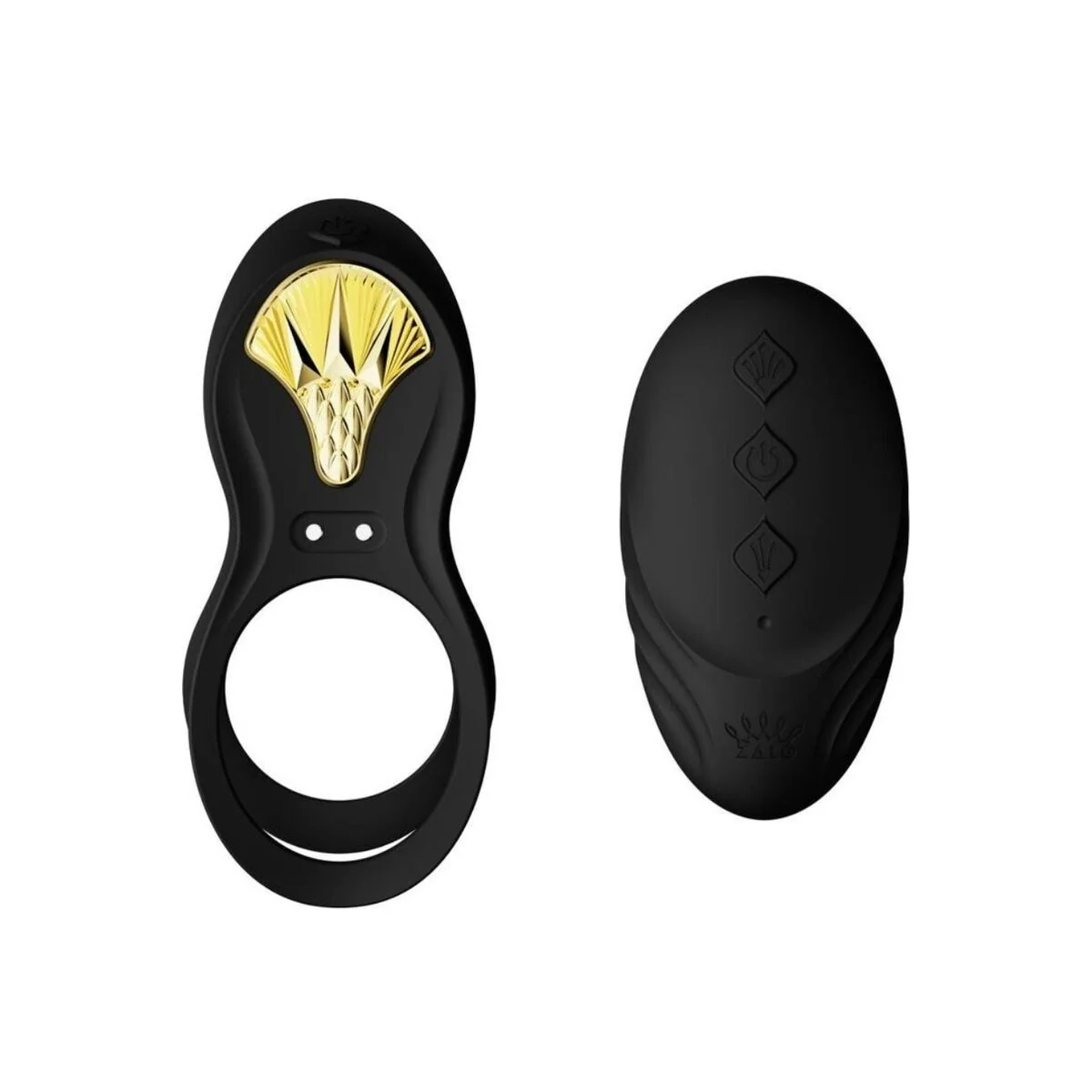 Bayek Vibrierender Paarring Schwarz von Zalo kaufen | Fesselliebe