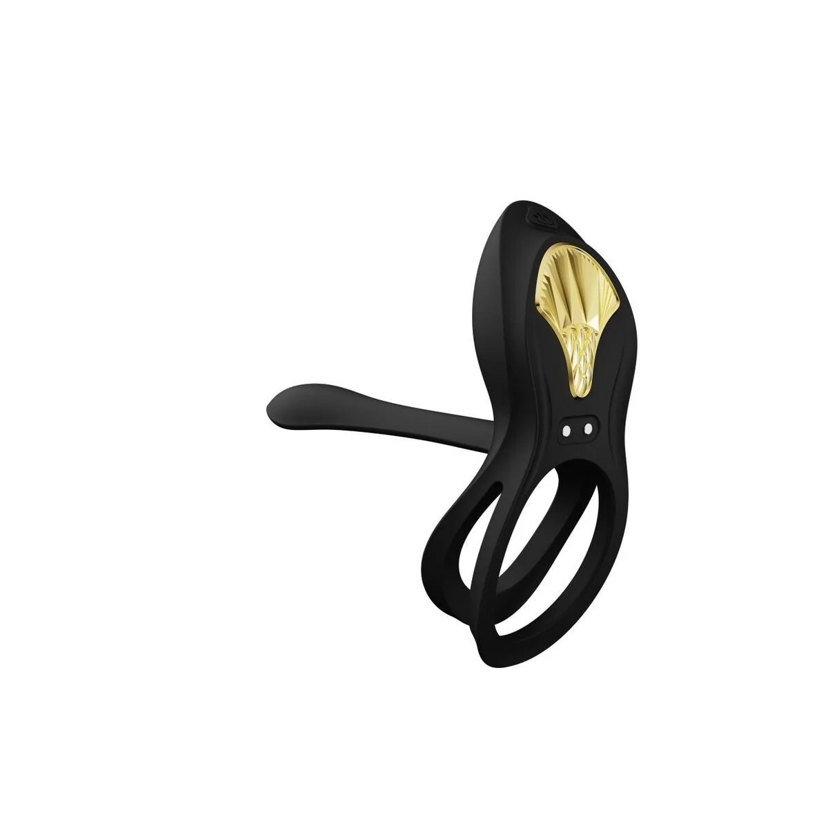 Bayek Vibrierender Paarring Schwarz von Zalo kaufen | Fesselliebe