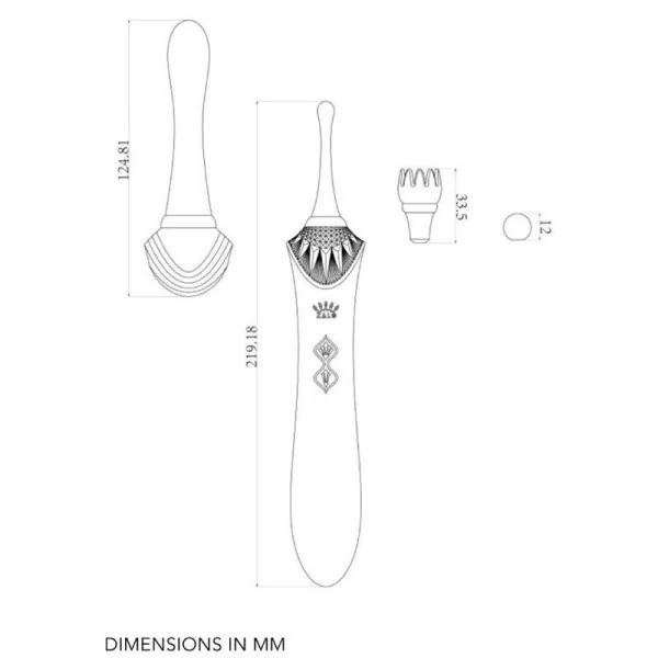 Bess 2 Clitoral Massager Black von Zalo kaufen | Fesselliebe