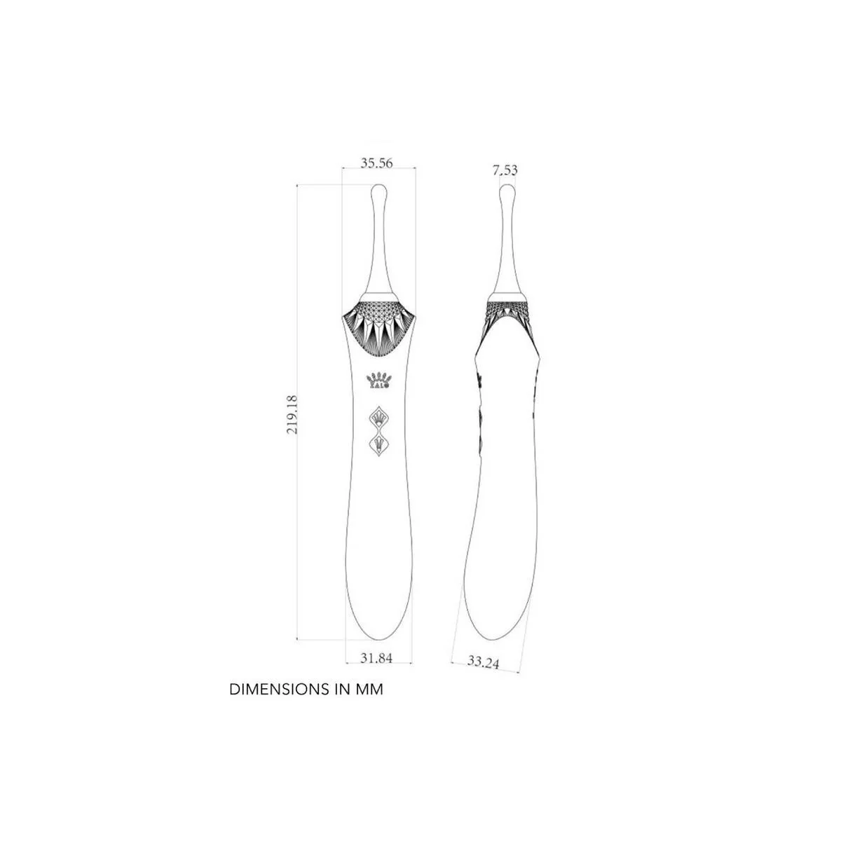 Bess 2 Clitoral Massager Purple von Zalo kaufen | Fesselliebe