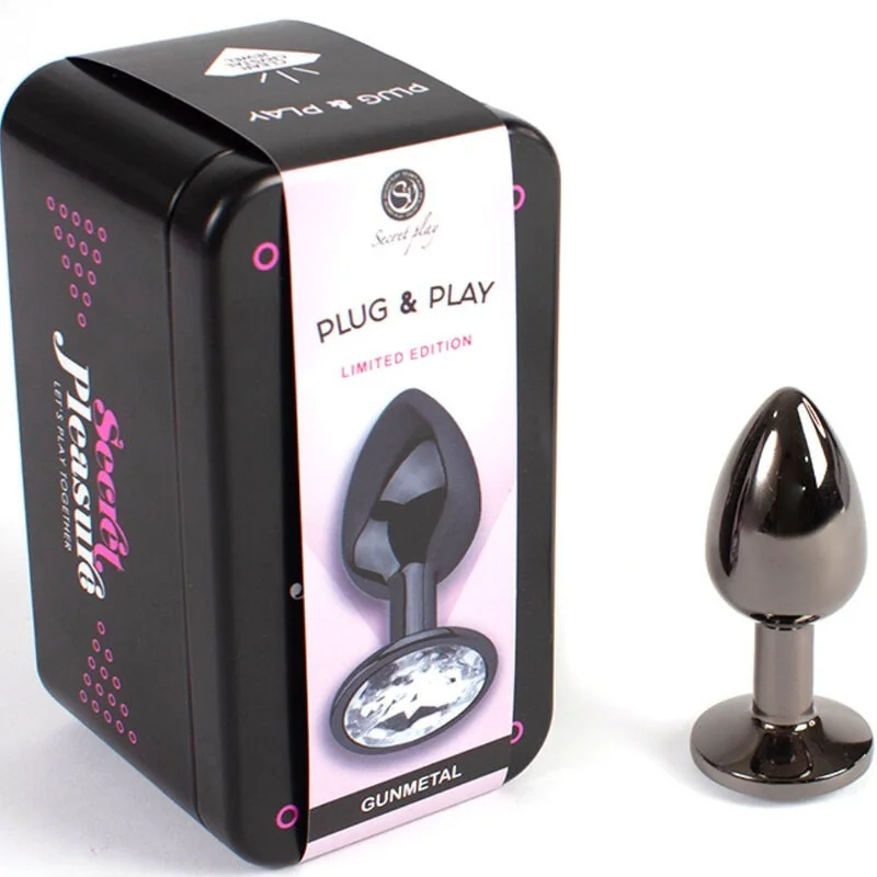 Gunmetal Butt Plug Kleine Größe 7 cm von Secretplay Toys kaufen | Fesselliebe 2