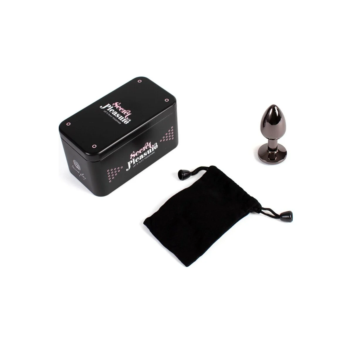 Gunmetal Butt Plug Kleine Größe 7 cm von Secretplay Toys kaufen | Fesselliebe