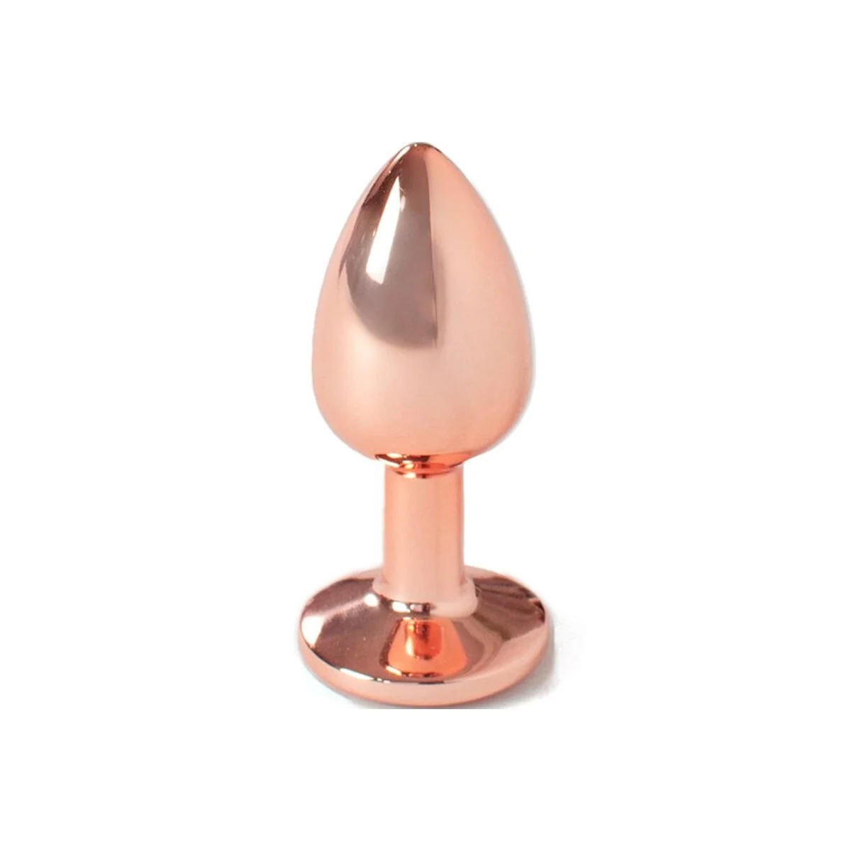 Metall-Butt-Plug Roségold, Kleine Größe 7 cm von Secretplay Toys kaufen | Fesselliebe