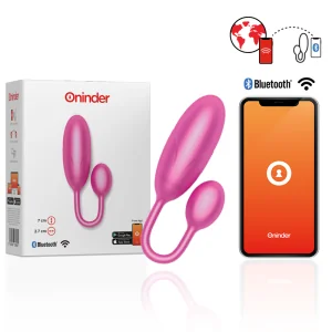 Denver Vibrationsei Rosa 7 X 2,7 cm mit kostenloser App von Oninder kaufen | Fesselliebe