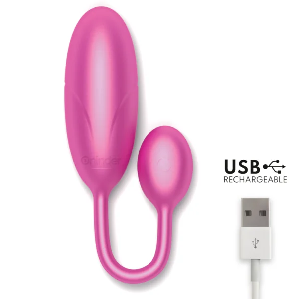 Denver Vibrationsei Rosa 7 X 2,7 cm mit kostenloser App von Oninder kaufen | Fesselliebe