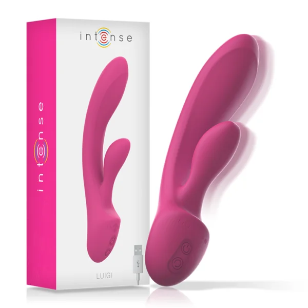 Luigi Rabbit Vibrator Rosa Flüssiges Silikon von Intense Fun kaufen | Fesselliebe