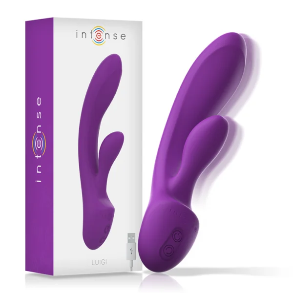 Luigi Rabbit Vibrator Flüssiges Silikon Lila von Intense Fun kaufen | Fesselliebe