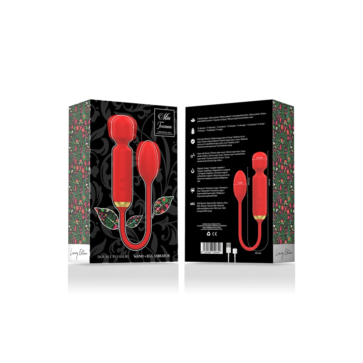 Toscana Doppelter Genussstab + Vibrierendes Ei von Mia kaufen | Fesselliebe