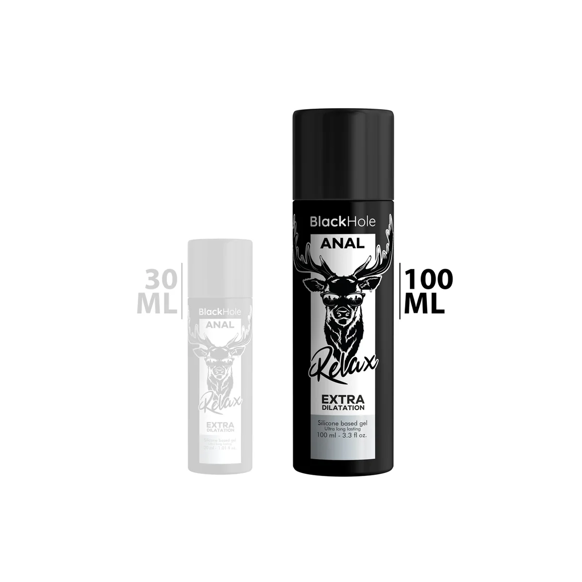 Schwarzes Loch-Gel-Silikon-Basis-Anal-Dilation 100 ml von Black Hole kaufen | Fesselliebe