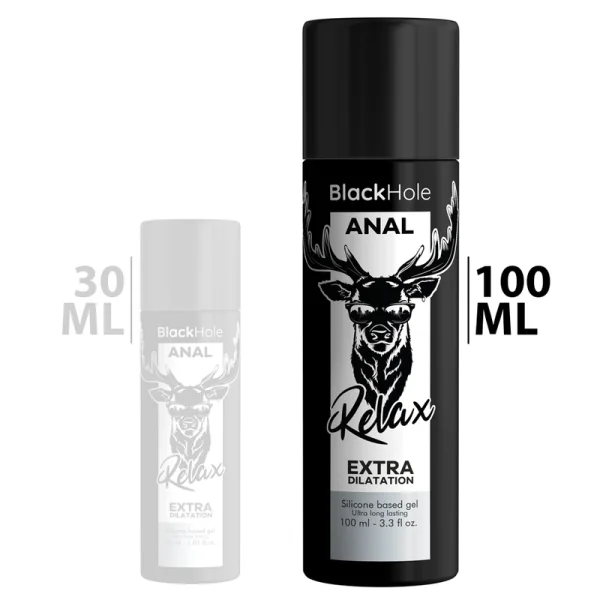 Schwarzes Loch-Gel-Silikon-Basis-Anal-Dilation 100 ml von Black Hole kaufen | Fesselliebe