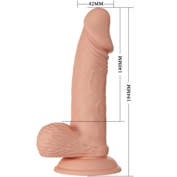 Zebulon Flexibler realistischer Dildo 19.4 cm Natürlich von Baile Dildos kaufen | Fesselliebe