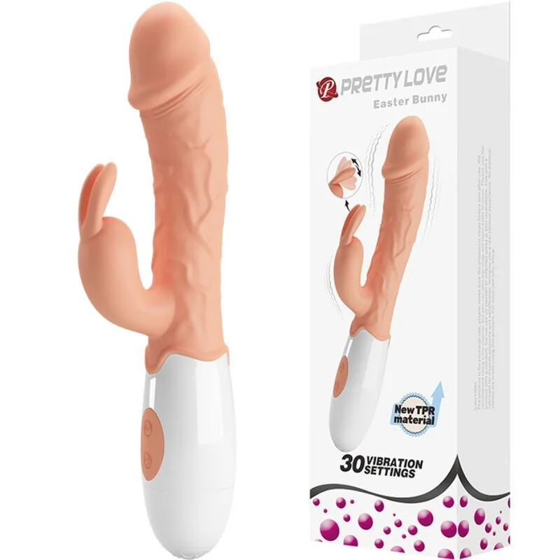 Osterhasen-Vibrator mit Stimulator von Pretty Love kaufen | Fesselliebe