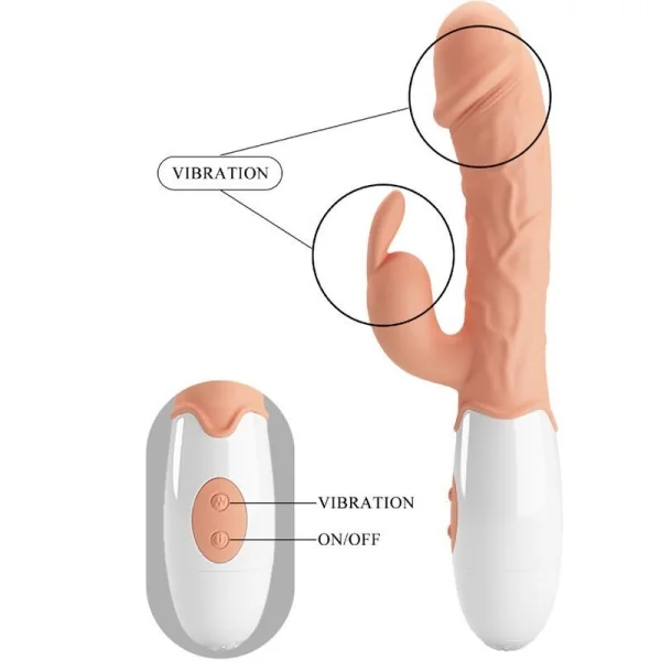 Osterhasen-Vibrator mit Stimulator von Pretty Love kaufen | Fesselliebe