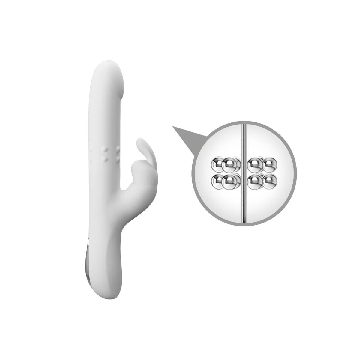 Reese Vibrator mit Silberne Rotation von Pretty Love kaufen | Fesselliebe