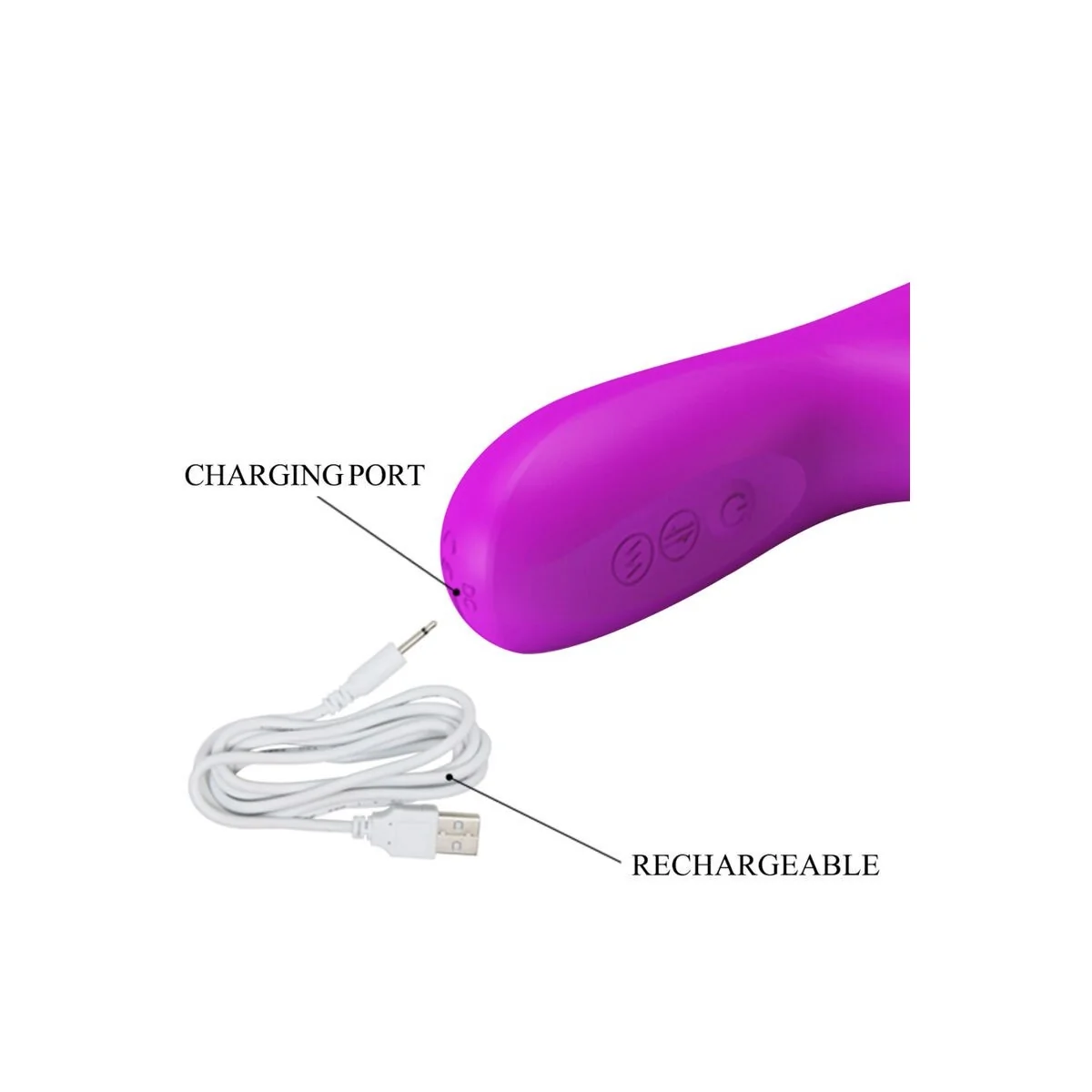 Reese Vibrator mit Lila Rotation von Pretty Love kaufen | Fesselliebe