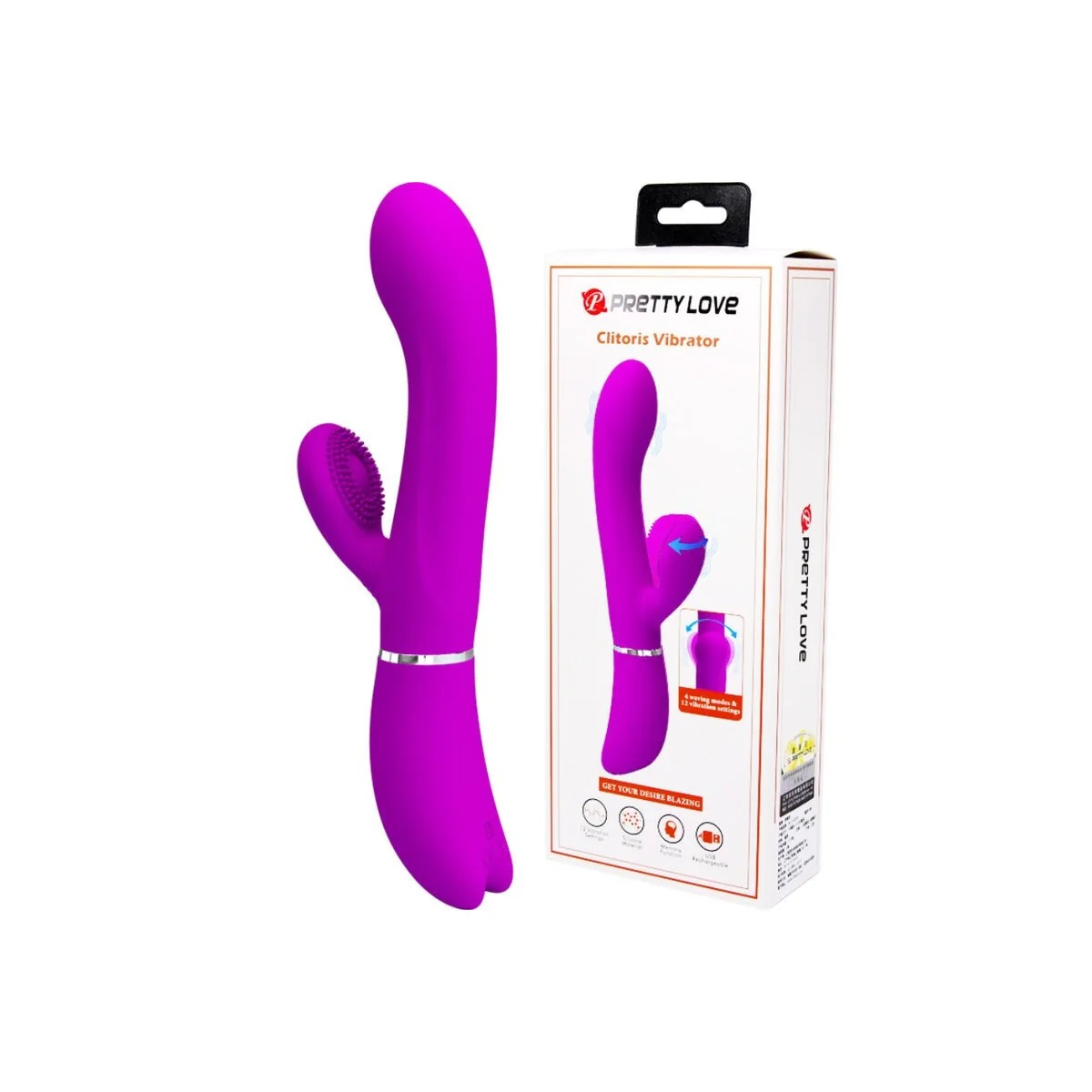 Klitoris-Stimulierender Vibrator von Pretty Love kaufen | Fesselliebe