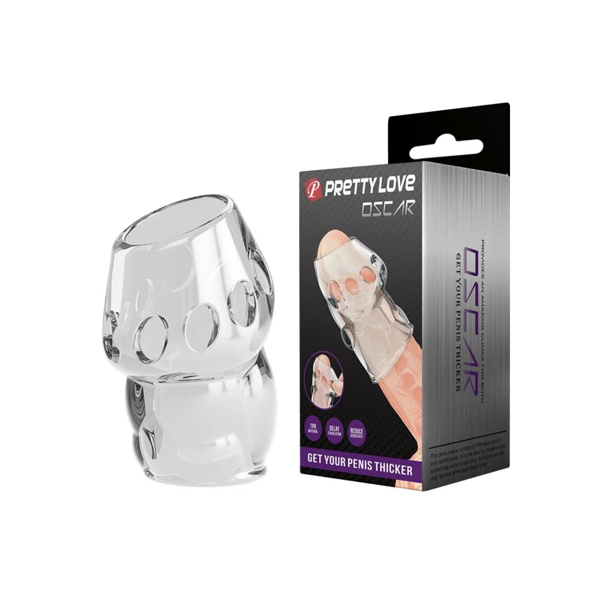 Oscar Transparenter Penisverdicker von Pretty Love Male kaufen | Fesselliebe