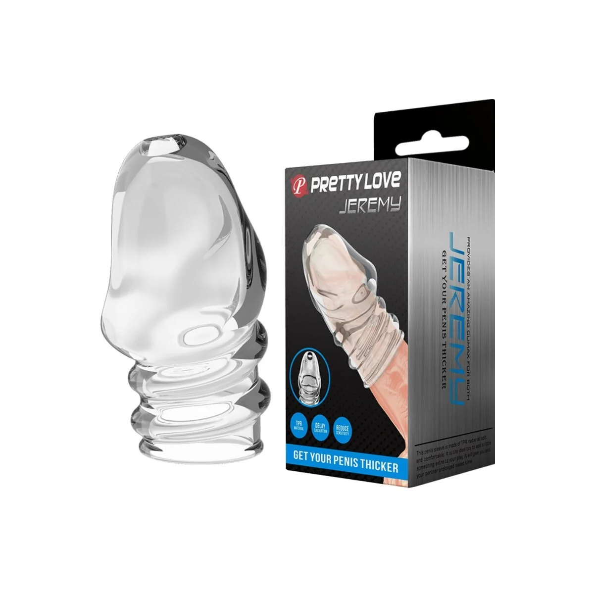 Jeremy Transparenter Penisverdicker von Pretty Love Male kaufen | Fesselliebe