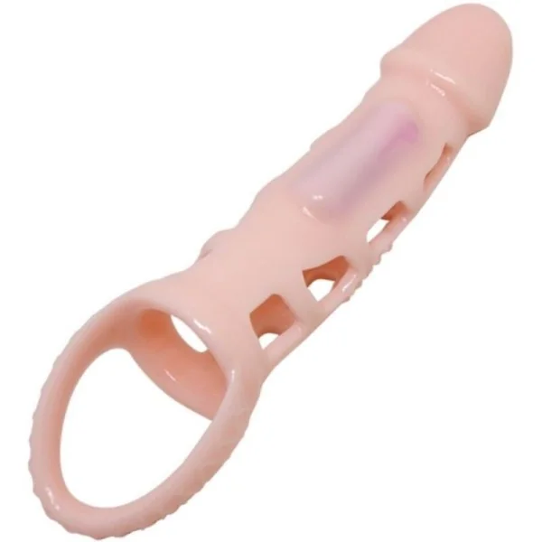 Harrison Penis Extender Cover mit Vibration und Riemen 13.5 cm von Pretty Love Male kaufen | Fesselliebe