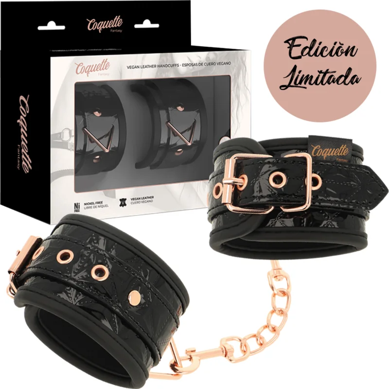 Handschellen der Black Edition mit Neoprenfutter von Coquette Fantasy kaufen | Fesselliebe