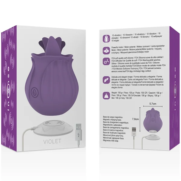 Violett Cl Toris Stimulator 10 Vibrationen Flieder von Intense Fun kaufen | Fesselliebe
