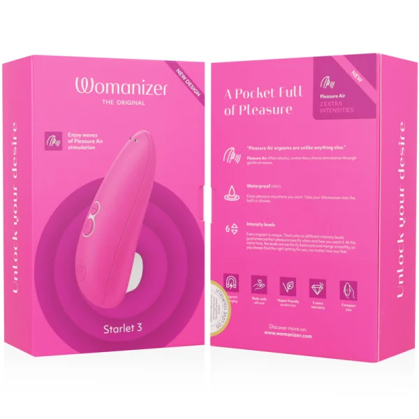 Starlet 3 Klitoralstimulator Rosa von Womanizer kaufen | Fesselliebe