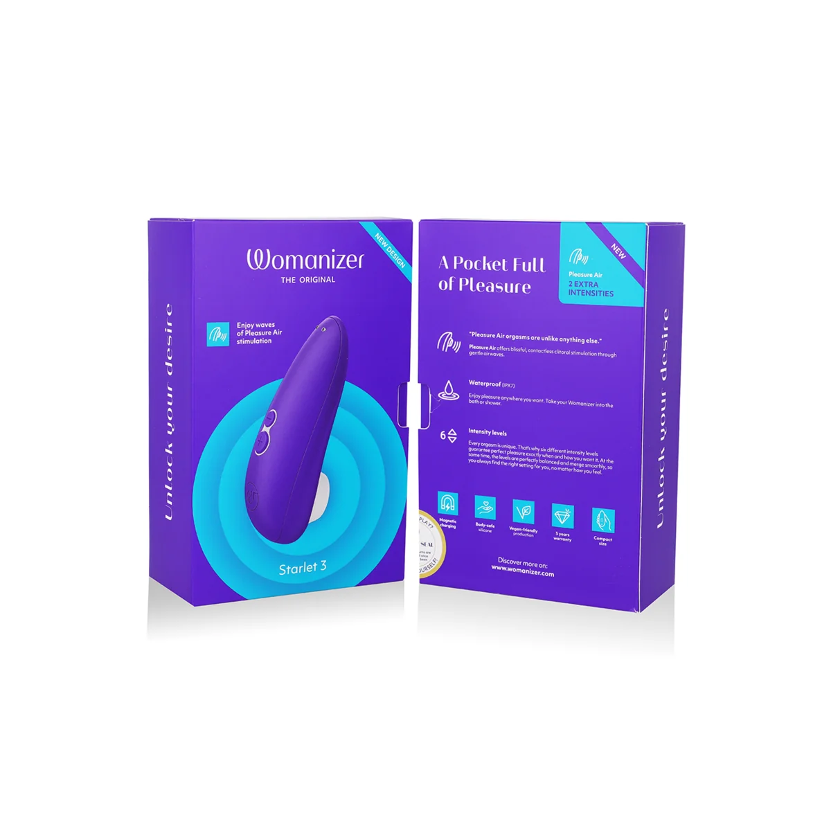 Starlet 3 Klitorasstimulator Indigo von Womanizer kaufen | Fesselliebe