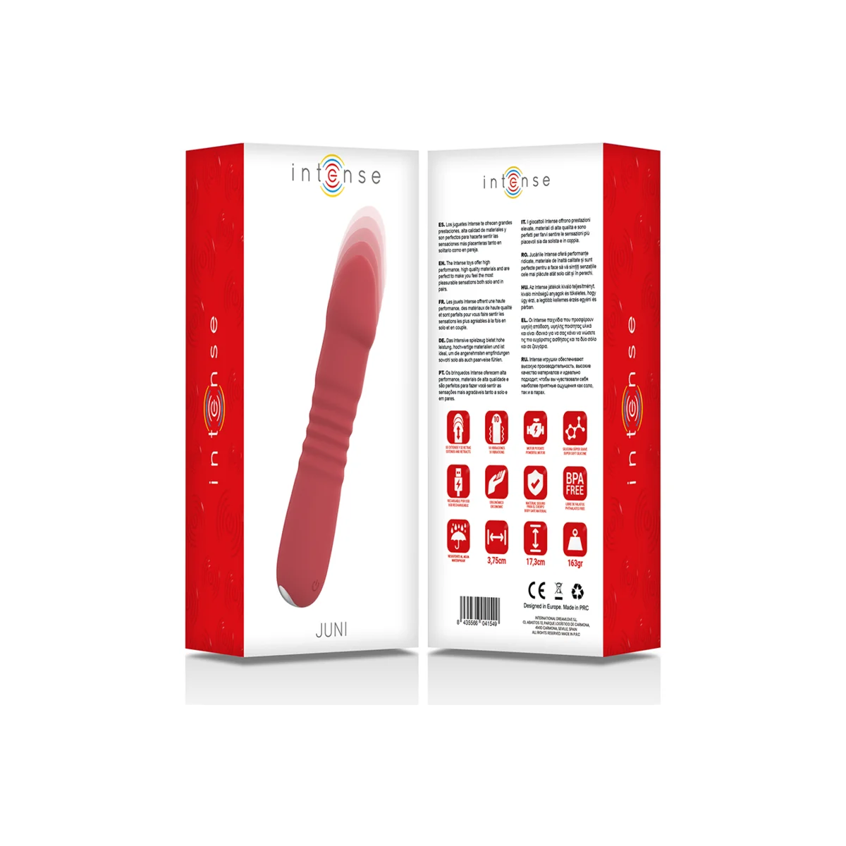 Juni Up & Down 10 Rote Vibrationen von Intense Fun kaufen | Fesselliebe