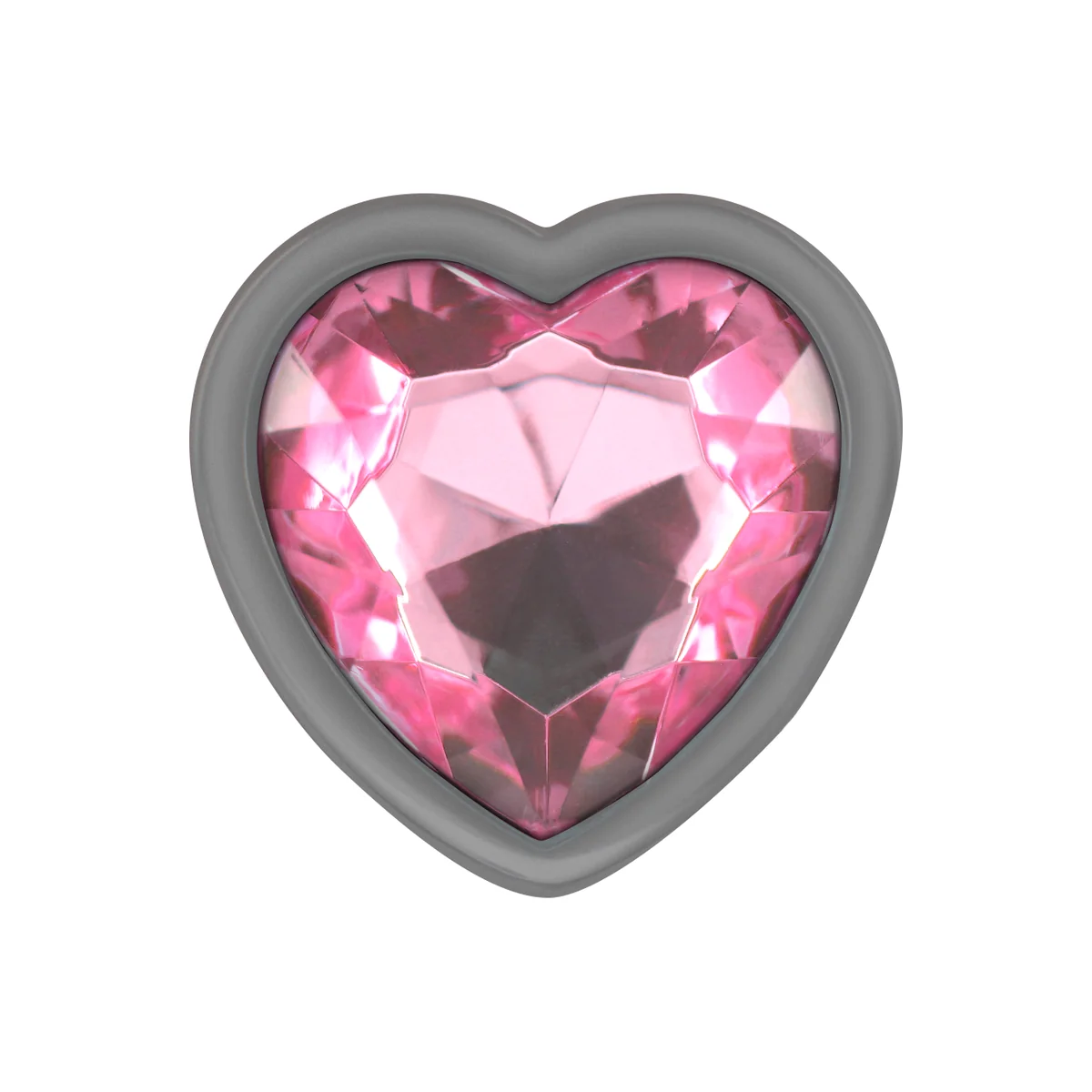 Aluminium-Metall-Anal-Stecker Rosa Herz Größe L von Intense Anal Toys kaufen | Fesselliebe