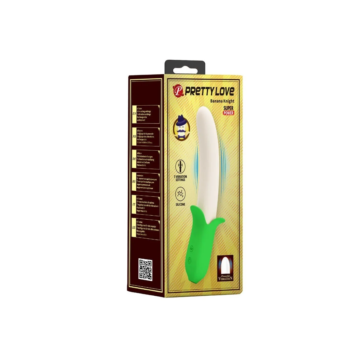 Banana Knight Super Power 7 Silikonvibrationen von Pretty Love kaufen | Fesselliebe