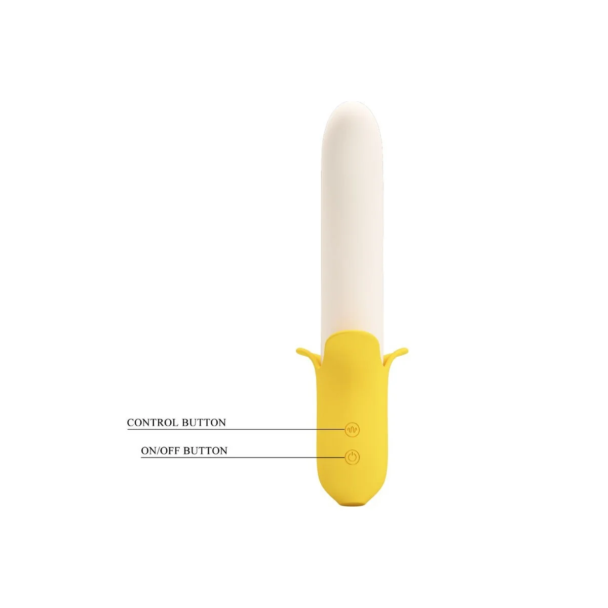 Banana Geek Super Power 7 Vibrationen Up&Down Silikon Schwarz von Pretty Love kaufen | Fesselliebe