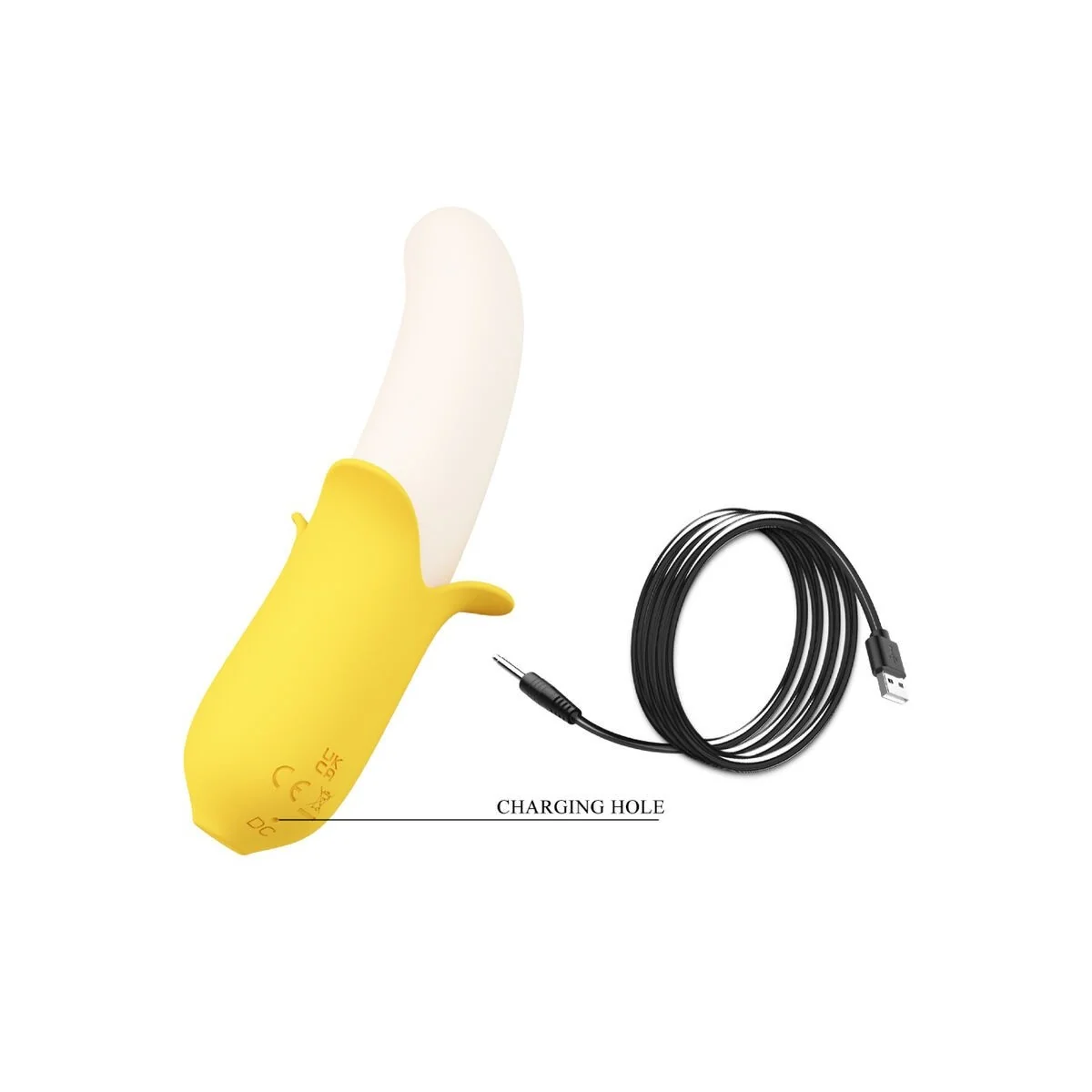 Banana Geek Super Power 7 Vibrationen Up&Down Silikon Schwarz von Pretty Love kaufen | Fesselliebe