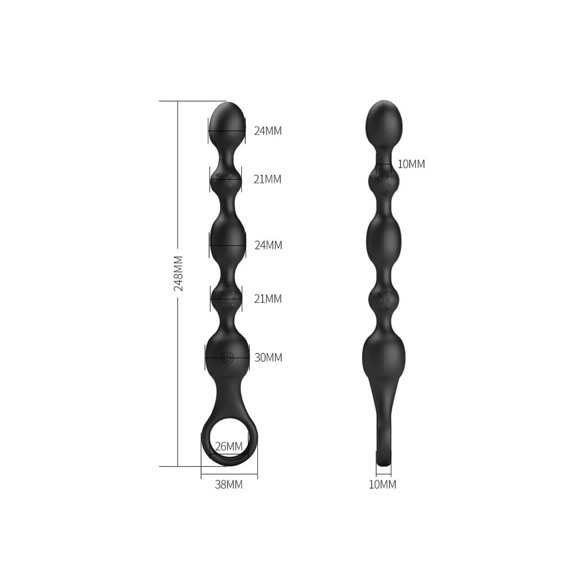Vanal Balls 10 Vibrationen wiederaufladbares Silikon von Pretty Love kaufen | Fesselliebe