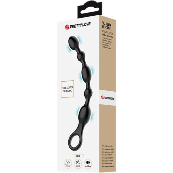 Vanal Balls 10 Vibrationen wiederaufladbares Silikon von Pretty Love kaufen | Fesselliebe