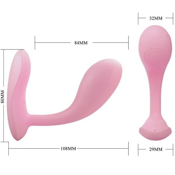 Baird G-Spot 12 Vibrationen wiederaufladbare Rosa App von Pretty Love Flirtation kaufen | Fesselliebe