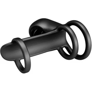 Jammy Penis-Hülle 12 Vibrationen mit wiederaufladbarer Silikon-Zunge von Pretty Love Male kaufen | Fesselliebe