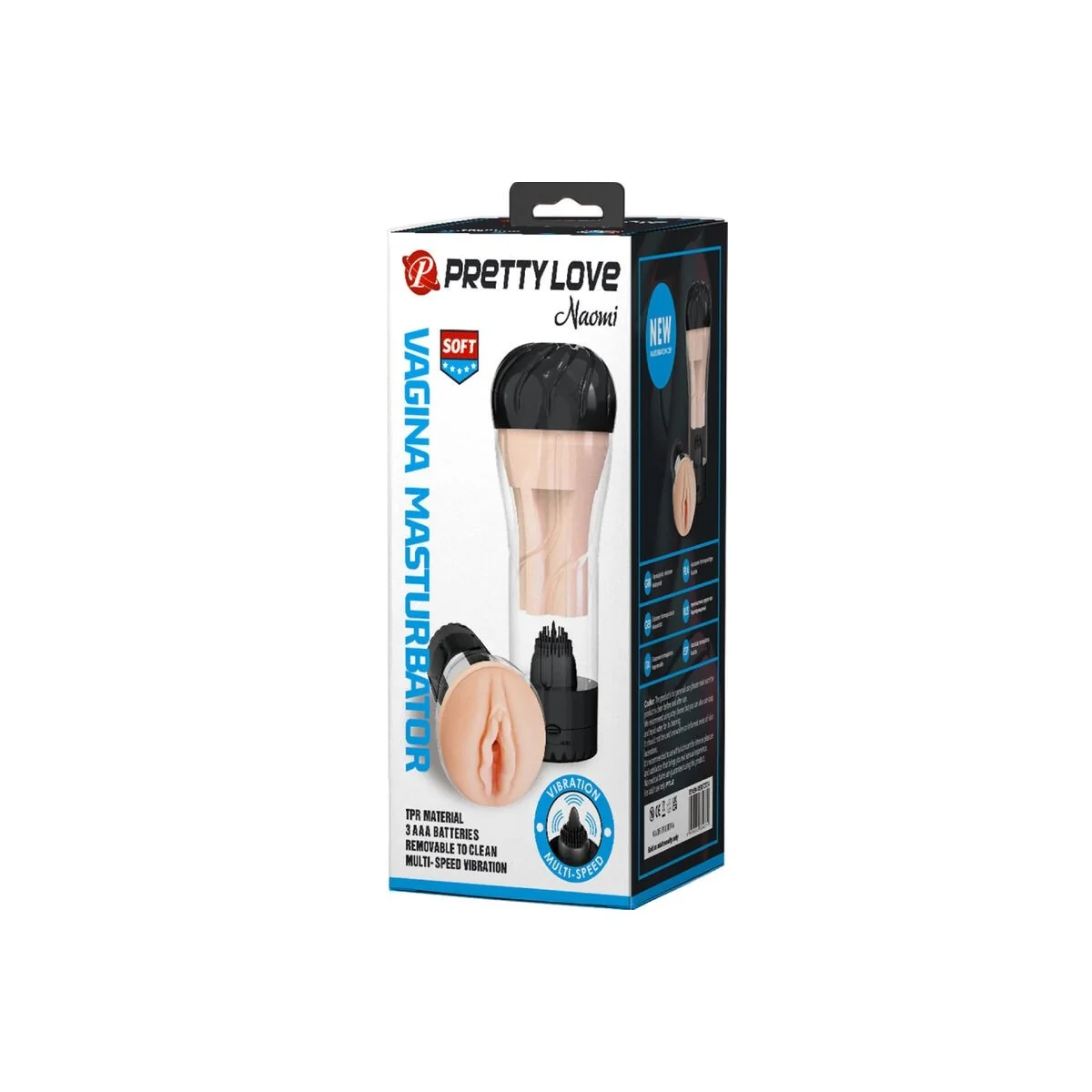 Naomi Vagina Vibrator von Pretty Love Male kaufen | Fesselliebe